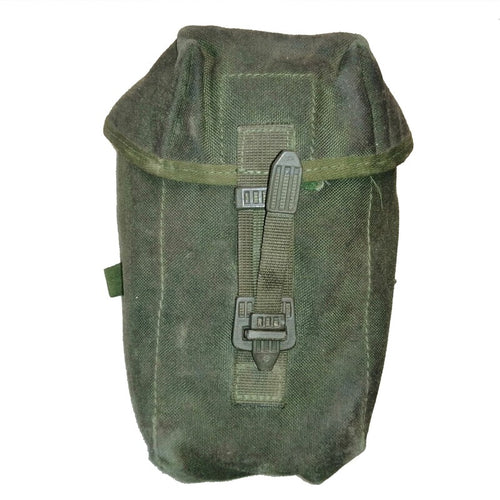 British '90-pattern P.L.C.E. Water Pouch - Gen-1. Used / Graded. Olive Green.