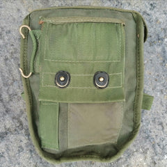 British '90-pattern P.L.C.E. Water Pouch - Gen-1. Used / Graded. Olive Green.