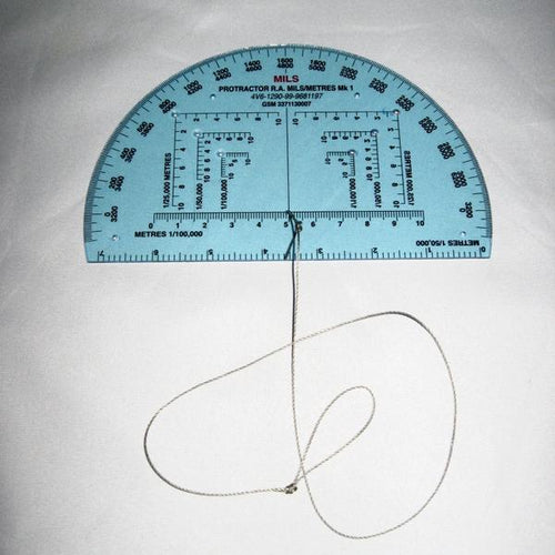 Navigation: Military RA 150mm Protractor. N.A.T.O. New. Transparent.