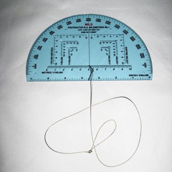 Navigation: Military RA 150mm Protractor. N.A.T.O. New. Transparent ...