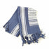 Cotton Shemagh Scarf. New. Blue & White.