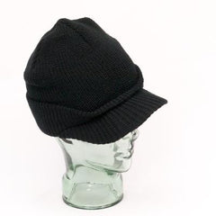 Standard Acrylic Peaked ‘Skip’ Hat. New. Black.