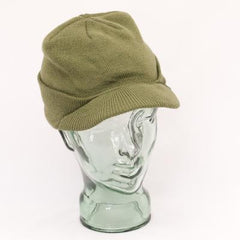 Premium Acrylic Peaked ‘Skip’ Hat. New. Olive Drab.