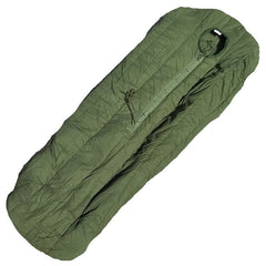 Belgian 'Mummy' Sleeping Bag. Used/Graded / NOS. Olive Green.