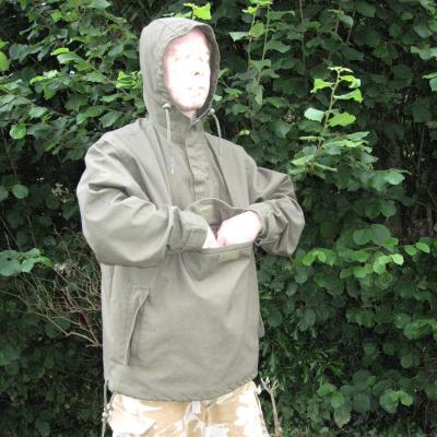 Belgian-patt' Over-head Field Smock. Olive Green.