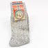 Norwegian 50% Lambswool Socks. New. Marled Grey.