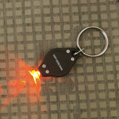 Torch: Micro Flashlight. Red LED. New. Black.