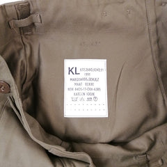 Dutch Original D-S 'Superweights' Field Trousers. NOS. Olive Green.