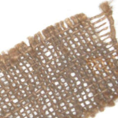 Camouflage & Concealment: Genuine U.S Burlap. Per Metre 'Off-the-Roll'. Used/Graded. Drab Brown.