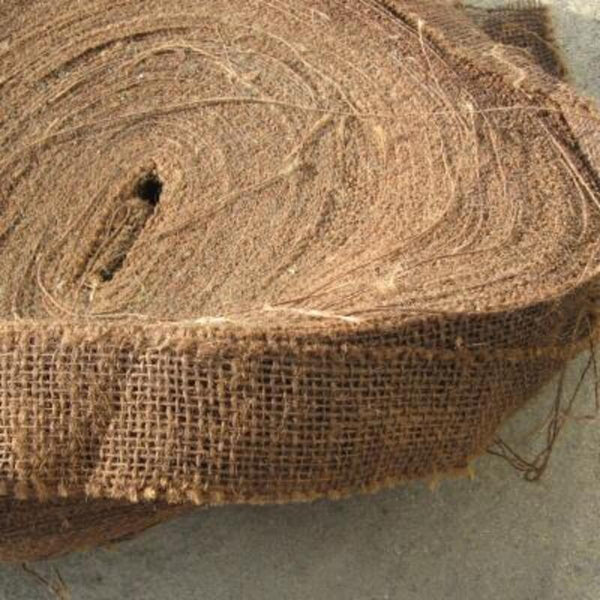 Camouflage & Concealment: Genuine U.S Burlap. Per Metre 'Off-the-Roll'. Used/Graded. Drab Brown.