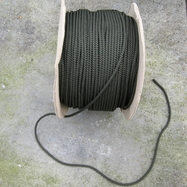 Mil-spec' 'Utility' Cord. 5mm x Off-the-Roll. Olive Green.