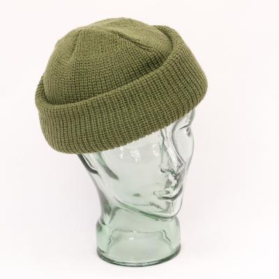 Acrylic Watch Hat. Olive.