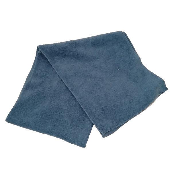 Lightweight Fleece Scarf. New. Blue.